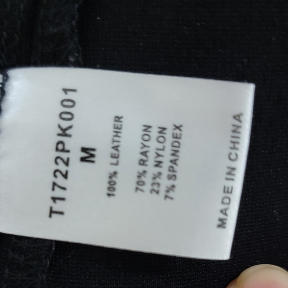 Leather panel cutout dress. - Picture 6 of 7